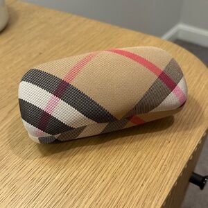 Burberry Checkered Eyewear Case